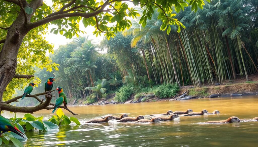 Sungai Deras fauna
