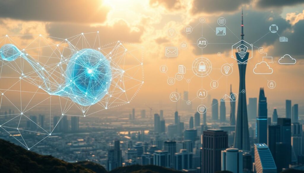 integrasi blockchain dengan teknologi lainnya